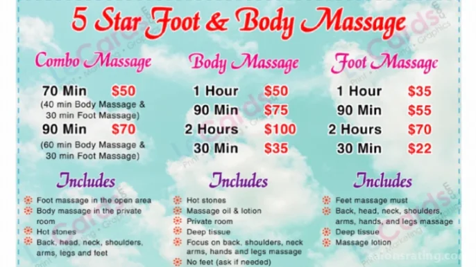 5 Star Foot & Body Massage, Burbank - Photo 3