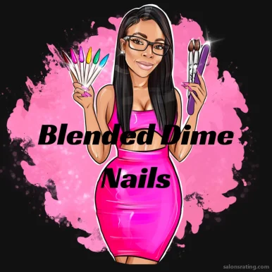 Blended Dime Nails, Chandler - 