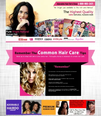 Adorable Hair Do's Corporation 100% Donor's Human Hair & Celebrity Culture Hair By KT's, Fort Worth - 