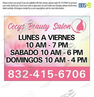 Cecy's Beauty Salon, Houston - 