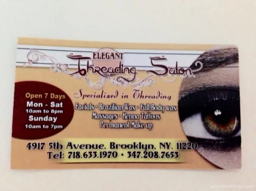 Elegant Eyebrows Threading, New York City - 