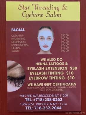Star Threading Eyebrows Salon, New York City - Photo 4