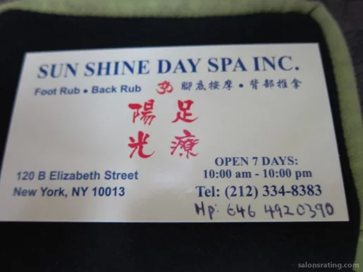 Sun Shine Day Spa, New York City - Photo 3
