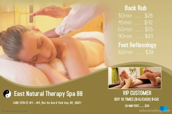 East Natural Therapy 88 Spa Inc, New York City - Photo 4