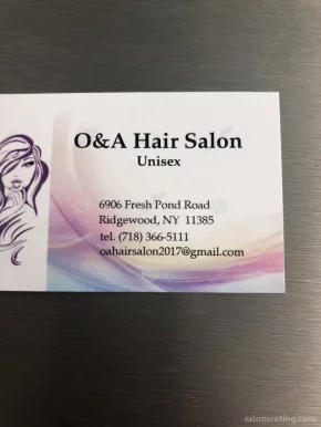 O & a Hair Salon Unisex, New York City - Photo 1