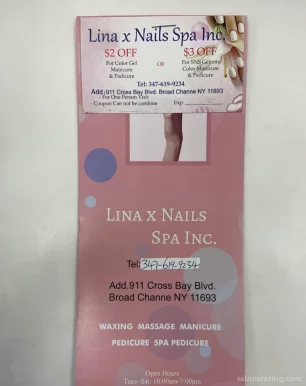 Lina X Nails Spa lnc, New York City - Photo 2