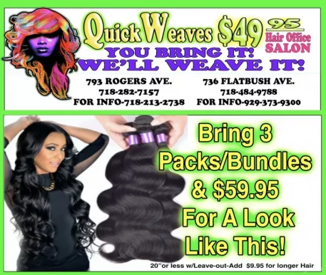 Quick Weaves $49.95 Salon, New York City - Photo 6