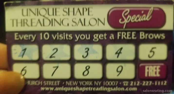 Unique Shape Threading Salon Inc., New York City - Photo 8