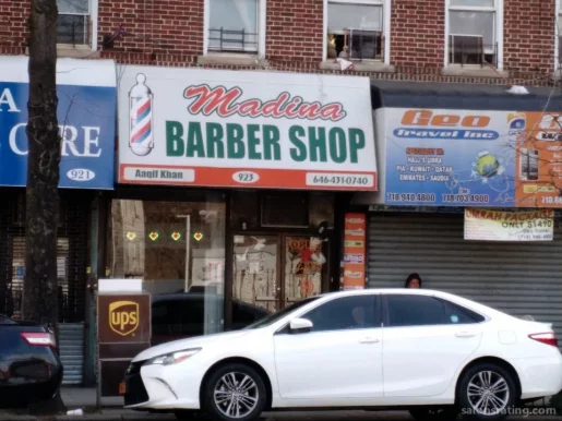 Madina Barber shop, New York City - 