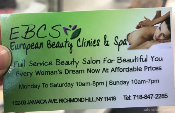 European Beauty Clinics & Spa, New York City - 