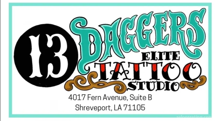 13 Daggers Elite Tattoo Studio, Shreveport - Photo 2